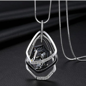 Collier Femme Long Necklaces & Pendants for Women Round Statement Necklace Maxi Colar Chain Fashion Jewelry 2017 Bijoux