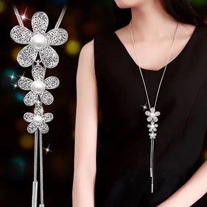 Collier Femme Long Necklaces & Pendants for Women Round Statement Necklace Maxi Colar Chain Fashion Jewelry 2017 Bijoux