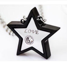 Carica l&#39;immagine nel visualizzatore di Gallery, Titanium Jewelry Titanium Couple Necklaces Happiness Starfish Necklace Come With Chain Gold/Black