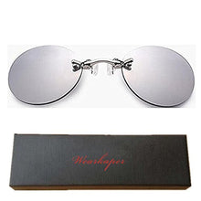 Load image into Gallery viewer, Mini Vintage Round Men Sun Glasses Clip On Nose Sunglasses Matrix Morpheus Movie Sunglasses