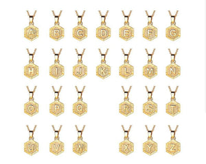 Minimalism Initial Letter Necklaces For Women Boho Jewellery Stainless Steel Alphabet Pendant Necklaces Best Friend Gifts Bff