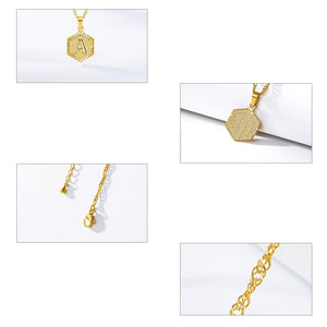 Minimalism Initial Letter Necklaces For Women Boho Jewellery Stainless Steel Alphabet Pendant Necklaces Best Friend Gifts Bff