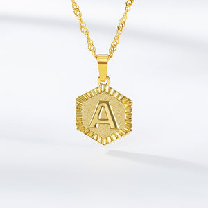 Minimalism Initial Letter Necklaces For Women Boho Jewellery Stainless Steel Alphabet Pendant Necklaces Best Friend Gifts Bff