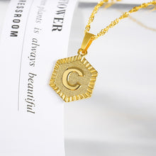 Load image into Gallery viewer, Minimalism Initial Letter Necklaces For Women Boho Jewellery Stainless Steel Alphabet Pendant Necklaces Best Friend Gifts Bff