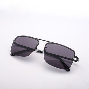 Minimalist Style Box Men's Sunglasses Metal Frameless Driving Sunglasses Men Factory Direct