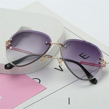 Load image into Gallery viewer, Mirror Sunglasses For Women 2023 Retro Glasses Women's Sunglasses Metal Sun Glasses Lunettes femme oculos UV400