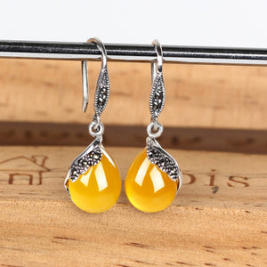 MisDu S925 Sterling Silver earlings for women Oval firings Jacques areets de mujer mujer 2018 my orders aliexpress Vintage