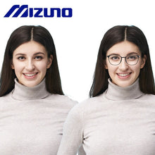 Load image into Gallery viewer, Mizuno Men&#39;s Spectacle Sports Stylish Round Optical Glasses Women Medical Prescription Myopia Eyeglasses Lenses Eyewear Frame