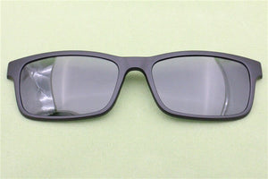 Model 007 single clipping polarized rectangle sunglasses lenses for Myopia Presbyopia eyeglasses extra clip on sunglasses lens