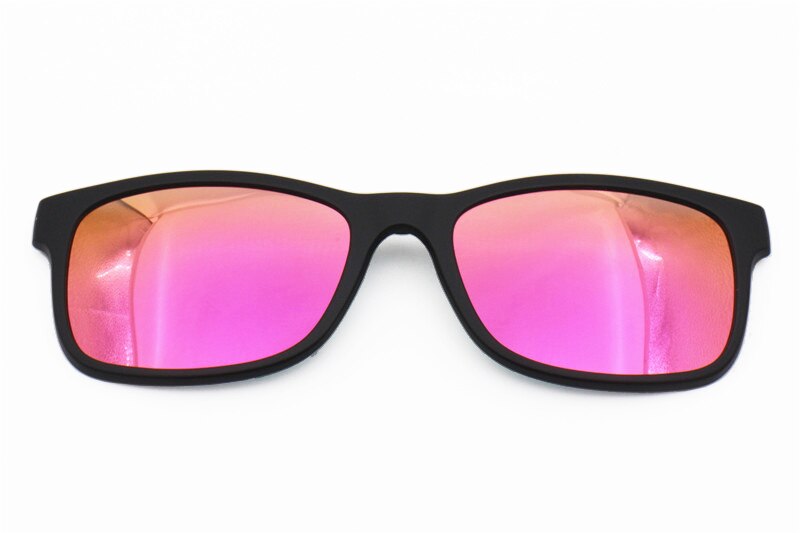 Model No TJ003 single clipping TAC polarized rectangle sunglasses lenses for myopia hyperopia eyeglasses extra clip on sunlens