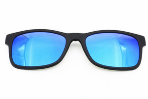 Model No TJ003 single clipping TAC polarized rectangle sunglasses lenses for myopia hyperopia eyeglasses extra clip on sunlens