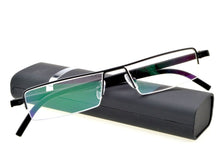 Load image into Gallery viewer, Modern Design Slim Men Women with Case Black Reading Glasses +0.75 +1 +1.25 +1.5 +1.75 +2 +2.25 +2.5 +2.75 +3 +3.25 +3.5 +3.75+4