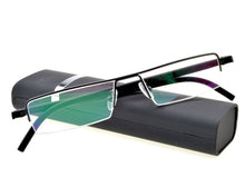 Load image into Gallery viewer, Modern Design Slim Men Women with Case Black Reading Glasses +0.75 +1 +1.25 +1.5 +1.75 +2 +2.25 +2.5 +2.75 +3 +3.25 +3.5 +3.75+4