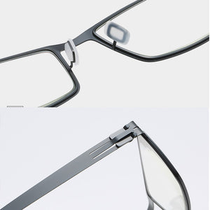 Modern Trend Titanium Alloy Full Rim Progressive Photochromic Transition Sunglasses Reading Glasses +0.75 To +4 See Near And Far