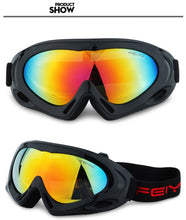 Load image into Gallery viewer, Mono Layer Dust Proof TPU PC UV400 12 colour Cycling Climbing Ski Googles Snow Goggles