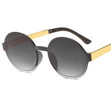 Load image into Gallery viewer, Montura gafas 2023 mujer gafas De sol De gran tamaño sol redondo gafas De tonos gafas Vintage Retro gafas De sol