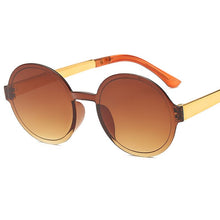 Load image into Gallery viewer, Montura gafas 2023 mujer gafas De sol De gran tamaño sol redondo gafas De tonos gafas Vintage Retro gafas De sol