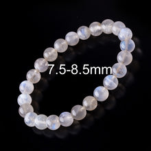 Carica l'immagine nel visualizzatore di Gallery, Moonstone Bracelet 6-8mm Natural Moonstone Bead Fashion Women Bracelets 2018 Blue Light Beads Bracelet Jewelry For Women