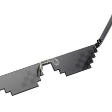 Load image into Gallery viewer, Mosaic Sunglasses Men Women Trick Toy Thug Life Glasses Deal With It Glasses Pixel Black Mosaic Sunglasses Male Funny Toy