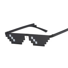 Load image into Gallery viewer, Mosaic Sunglasses Men Women Trick Toy Thug Life Glasses Deal With It Glasses Pixel Black Mosaic Sunglasses Male Funny Toy