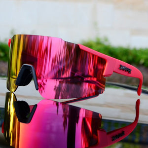 Motorcycle Cycling Goggles Men TR90 Sport Bicycle Eyewear Riding Bike Sunglasses Woman UV400 Driver Fishing Glasses 3 Lens