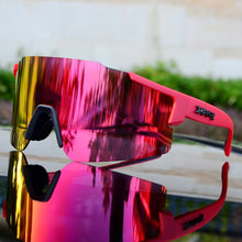 Load image into Gallery viewer, Motorcycle Cycling Goggles Men TR90 Sport Bicycle Eyewear Riding Bike Sunglasses Woman UV400 Driver Fishing Glasses 3 Lens