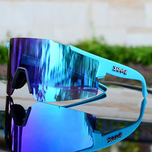 Load image into Gallery viewer, Motorcycle Cycling Goggles Men TR90 Sport Bicycle Eyewear Riding Bike Sunglasses Woman UV400 Driver Fishing Glasses 3 Lens