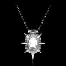 Carica l&#39;immagine nel visualizzatore di Gallery, Gioielli cinematografici Bella collana con pendente in vetro di C&#39;era una volta la strega cattiva Zelena glinda, ottimo regalo ricordo per i fan 