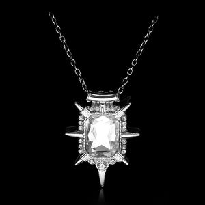 Gioielli cinematografici Bella collana con pendente in vetro di C'era una volta la strega cattiva Zelena glinda, ottimo regalo ricordo per i fan 