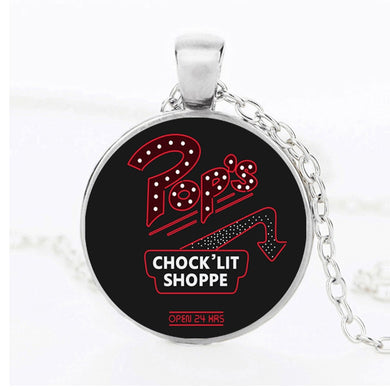 Movie Riverdale Necklace Mysteries of Riverdale Pendant Jewelry Glass Necklace Charm Pendant Men Women Fashion Jewelry
