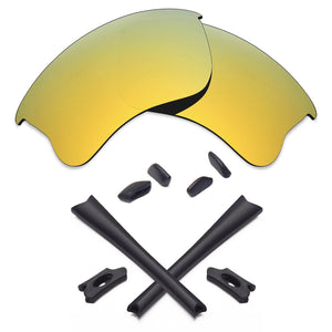 Mryok Anti-Scratch POLARIZED Replacement Lenses for Oakley Flak Jacket XLJ Sunglasses Lens-Multiple Options