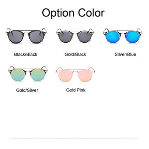 Multi Color Retro Round Polarized Clip on Sunglasses UV 400 Protection Lens Lightweight Metal Optical Glasses Frame Comfortable
