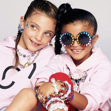 Load image into Gallery viewer, Muticolor Round Crystal Blingbling Sunglasses For Kids  Rhinestone Girls Boys Children Sun Glasses Goggles Infant