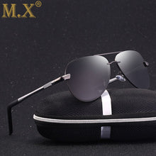 Load image into Gallery viewer, Mx 2023 Brand Pilot Sunglasses Polarized Men&#39;s Sunglasses Frameless Outdoor Sunglasses Men Driving Glasses
