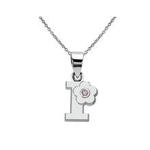 Carica l&#39;immagine nel visualizzatore di Gallery, Collana con nome per ragazze con gioielli in alfabeto, regalo in lega amichevole con lettera inglese ABCDEFGHIJKLMN Pendenti con capitale 