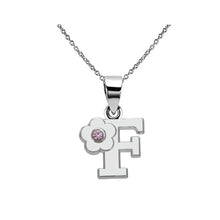 Carica l&#39;immagine nel visualizzatore di Gallery, Collana con nome per ragazze con gioielli in alfabeto, regalo in lega amichevole con lettera inglese ABCDEFGHIJKLMN Pendenti con capitale 