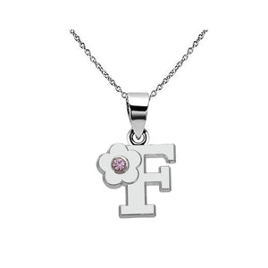 Collana con nome per ragazze con gioielli in alfabeto, regalo in lega amichevole con lettera inglese ABCDEFGHIJKLMN Pendenti con capitale 