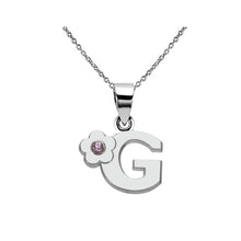 Carica l&#39;immagine nel visualizzatore di Gallery, Collana con nome per ragazze con gioielli in alfabeto, regalo in lega amichevole con lettera inglese ABCDEFGHIJKLMN Pendenti con capitale 