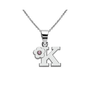 Collana con nome per ragazze con gioielli in alfabeto, regalo in lega amichevole con lettera inglese ABCDEFGHIJKLMN Pendenti con capitale 