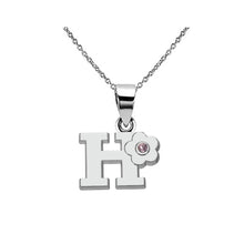 Carica l&#39;immagine nel visualizzatore di Gallery, Collana con nome per ragazze con gioielli in alfabeto, regalo in lega amichevole con lettera inglese ABCDEFGHIJKLMN Pendenti con capitale 