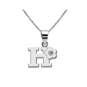 Collana con nome per ragazze con gioielli in alfabeto, regalo in lega amichevole con lettera inglese ABCDEFGHIJKLMN Pendenti con capitale 