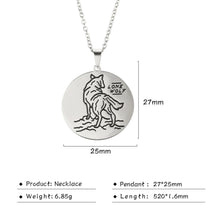 Load image into Gallery viewer, My Shape Wolf Animal Necklace 316L Stainless Steel Forest Animals Men Necklace Hollow Cut Out Pendant Jewelry Gift For Women
