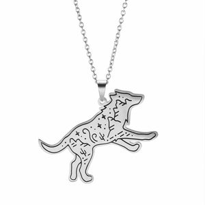 My Shape Wolf Animal Necklace 316L Stainless Steel Forest Animals Men Necklace Hollow Cut Out Pendant Jewelry Gift For Women