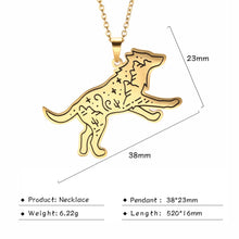 Load image into Gallery viewer, My Shape Wolf Animal Necklace 316L Stainless Steel Forest Animals Men Necklace Hollow Cut Out Pendant Jewelry Gift For Women