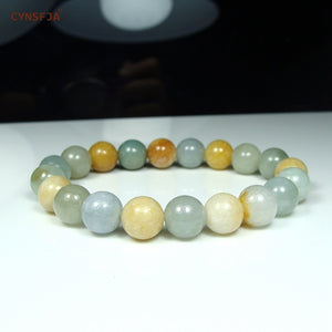 Myanmar Emerald Bracelets Women Bangles Bracelet Beads Jade Certified Natural A Grade Burmese Jadeite Colourful High Quality