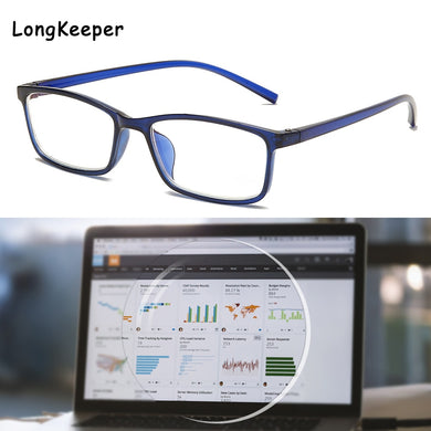 Myopia Glasses -0.5 -1 -1.5 -2 -2.5 -3 -3.5 -4 Classic Myopia Glasses With Degree Women Men Black Anti-Blue Light Glasses Frame