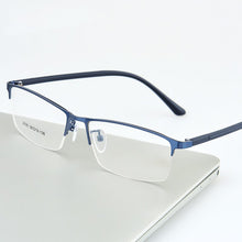 Load image into Gallery viewer, Myopia Glasses Frame Steel Plate Half-rim Glasses-computer Eyeglasses Frames Frame Eyewear Male