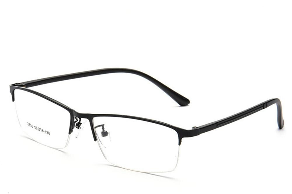 Myopia Glasses Frame Steel Plate Half-rim Glasses-computer Eyeglasses Frames Frame Eyewear Male