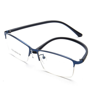 Myopia Glasses Frame Steel Plate Half-rim Glasses-computer Eyeglasses Frames Frame Eyewear Male