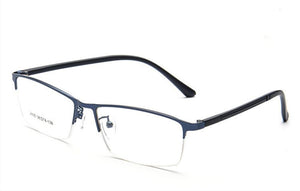 Myopia Glasses Frame Steel Plate Half-rim Glasses-computer Eyeglasses Frames Frame Eyewear Male